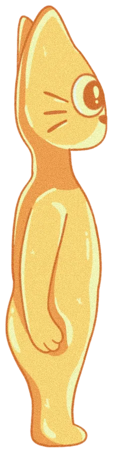 Side view of the CETS ON RWA character